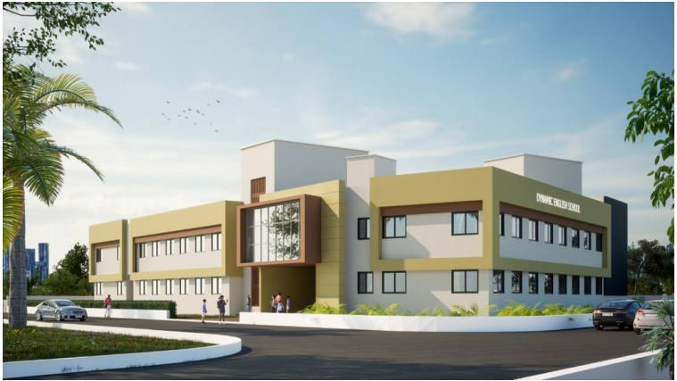 Dynamic English School Building