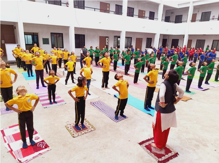 Yoga Activity at School